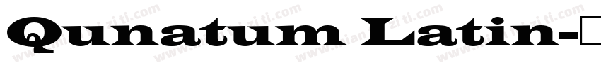 Qunatum Latin字体转换